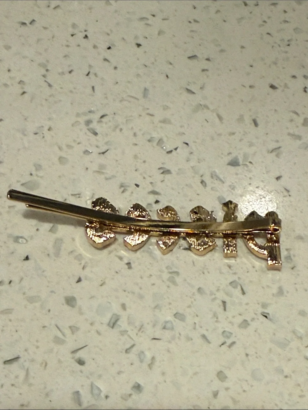 PISCES Crystal-Embellished Gold Hair Pin - Gold